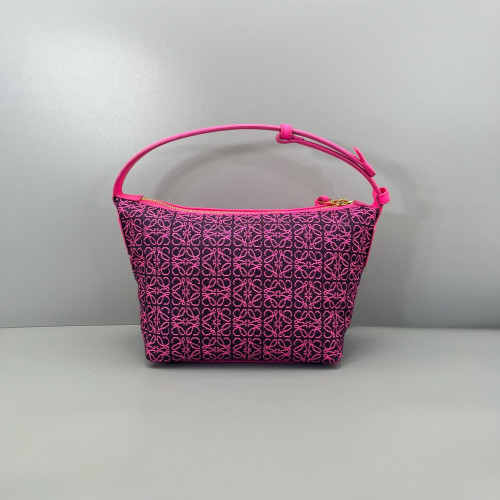 Loewe Small Cubi Anagram Magenta Black