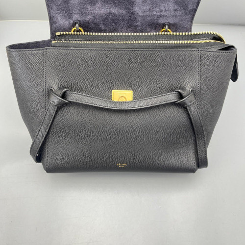 Celine Micro Belt Bag Grained Calfskin Black