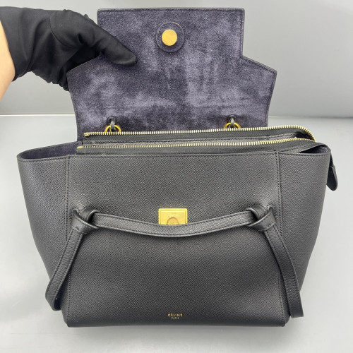 Celine Micro Belt Bag Grained Calfskin Black
