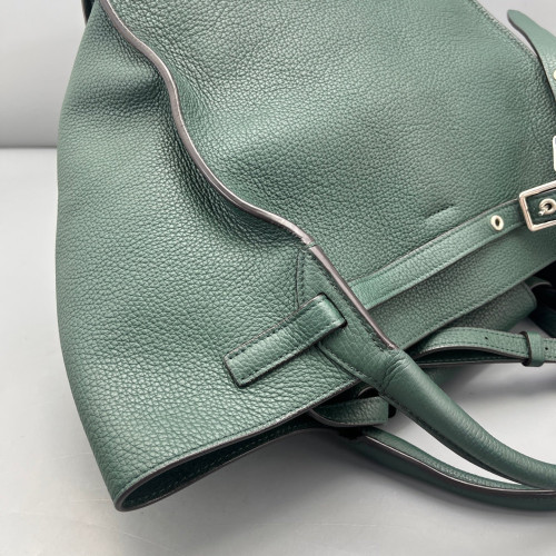 Celine Small Big Bag Grained Calfskin Green