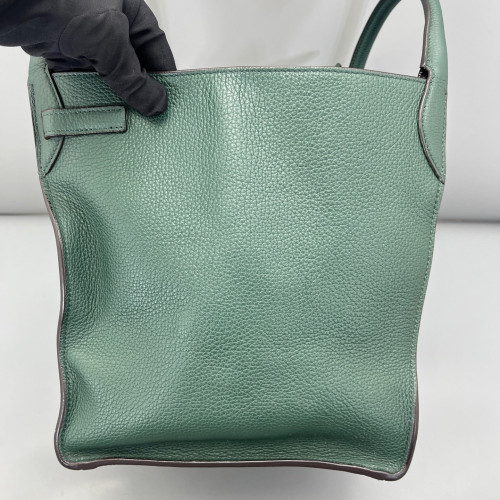 Celine Small Big Bag Grained Calfskin Green