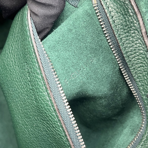Celine Small Big Bag Grained Calfskin Green