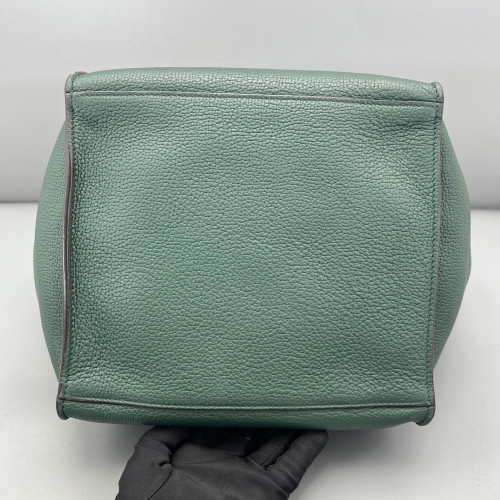 Celine Small Big Bag Grained Calfskin Green