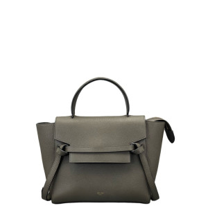Celine Nano Belt Bag Saffiano Calfskin Grey