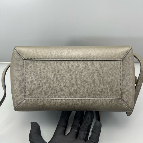 Celine Nano Belt Bag Saffiano Calfskin Grey