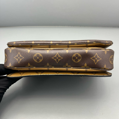 Louis Vuitton Pochette Metis Monogram Brown Tan