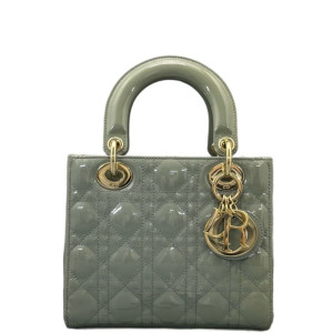 Dior Small Lady Dior Patent Calfskin Light Green Dior Small Lady Dior Patent Calfskin Light Green