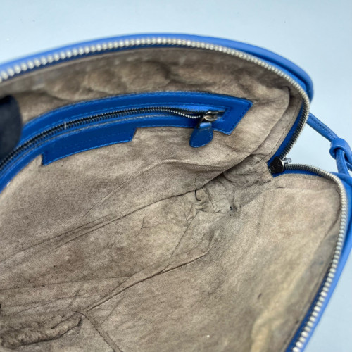 Bottega Veneta Nodini Crossbody Messenger Lambskin Intrecciato Nappa Blue Bottega Veneta Nodini Crossbody Messenger Lambskin Intrecciato Nappa Blue