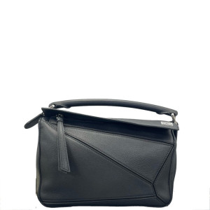 Loewe Small Puzzle Calfskin Black
