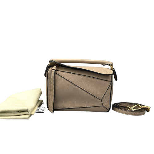 Loewe Mini Puzzle Grained Calfskin Beige Sahara Loewe Mini Puzzle Grained Calfskin Beige Sahara
