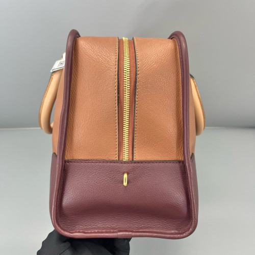 Loewe Amazona 36 Calfskin Brown Burgundy