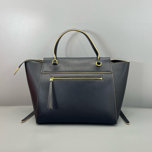 Celine Mini Belt Bag Calfskin Black Dark Blue