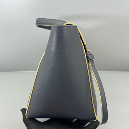 Celine Mini Belt Bag Calfskin Black Dark Blue
