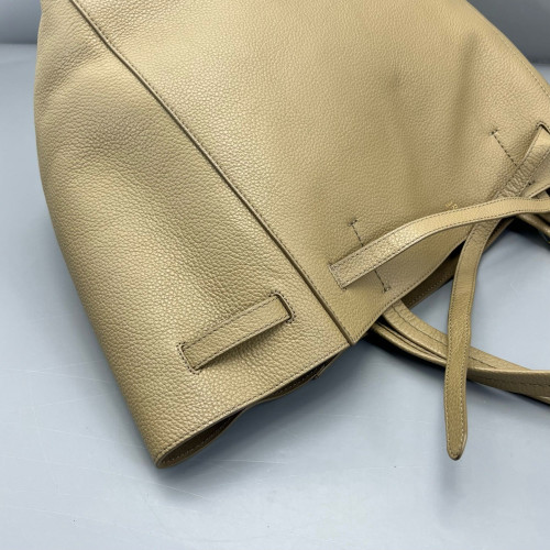 Celine Small Belt Cabas Phantom Tote Grained Calfskin Grey