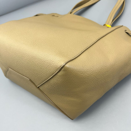 Celine Small Belt Cabas Phantom Tote Grained Calfskin Grey