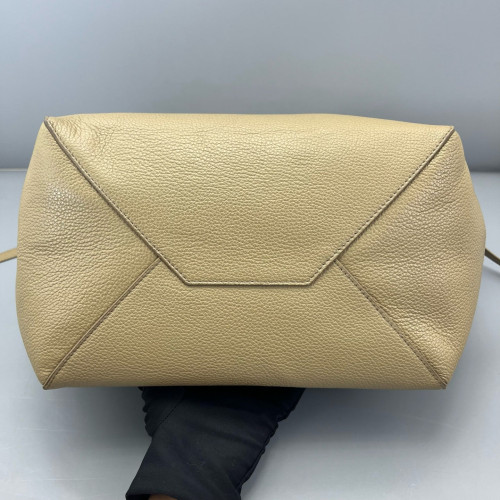 Celine Small Belt Cabas Phantom Tote Grained Calfskin Grey