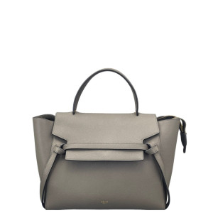 Celine Mini Belt Bag Grained Calfskin Grey Celine Mini Belt Bag Grained Calfskin Grey
