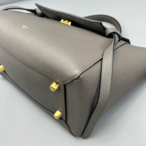 Celine Mini Belt Bag Grained Calfskin Grey Celine Mini Belt Bag Grained Calfskin Grey