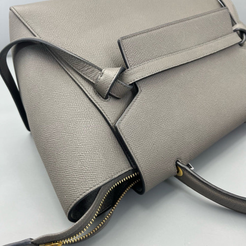 Celine Mini Belt Bag Grained Calfskin Grey Celine Mini Belt Bag Grained Calfskin Grey