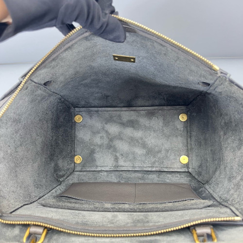 Celine Mini Belt Bag Grained Calfskin Grey Celine Mini Belt Bag Grained Calfskin Grey