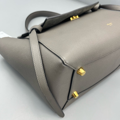 Celine Mini Belt Bag Grained Calfskin Grey Celine Mini Belt Bag Grained Calfskin Grey