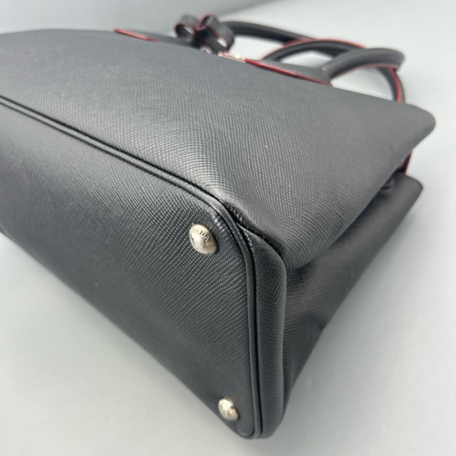 Prada Two-Way Bag Saffiano Calfskin Black Prada Two-Way Bag Saffiano Calfskin Black