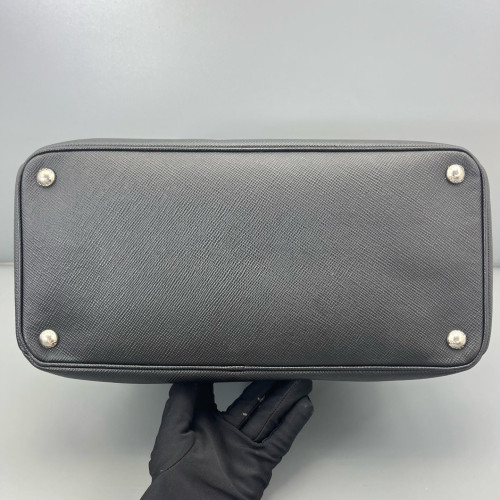 Prada Two-Way Bag Saffiano Calfskin Black Prada Two-Way Bag Saffiano Calfskin Black
