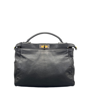 Fendi Peekaboo Iconic Large Calfskin Black