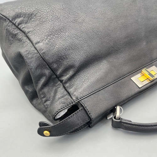 Fendi Peekaboo Iconic Large Calfskin Black