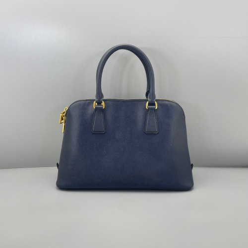 Prada Medium Lux Open Promenade Saffiano Calfskin Dark Blue