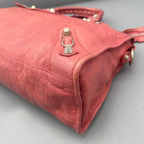 Balenciaga Medium City Arena Lambskin Pink