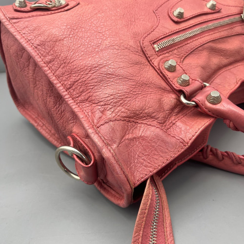 Balenciaga Medium City Arena Lambskin Pink