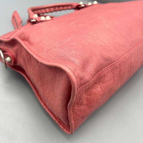 Balenciaga Medium City Arena Lambskin Pink