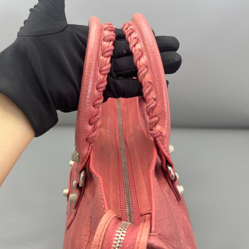 Balenciaga Medium City Arena Lambskin Pink
