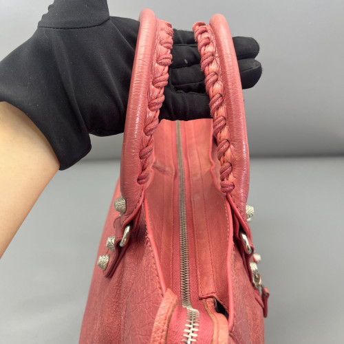 Balenciaga Medium City Arena Lambskin Pink