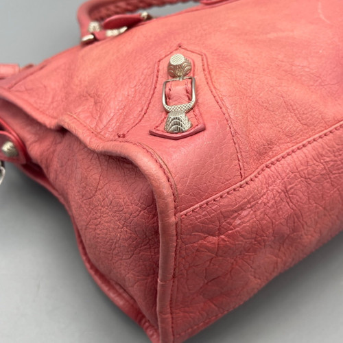 Balenciaga Medium City Arena Lambskin Pink