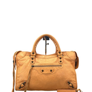 Balenciaga Medium City Arena Lambskin Orange