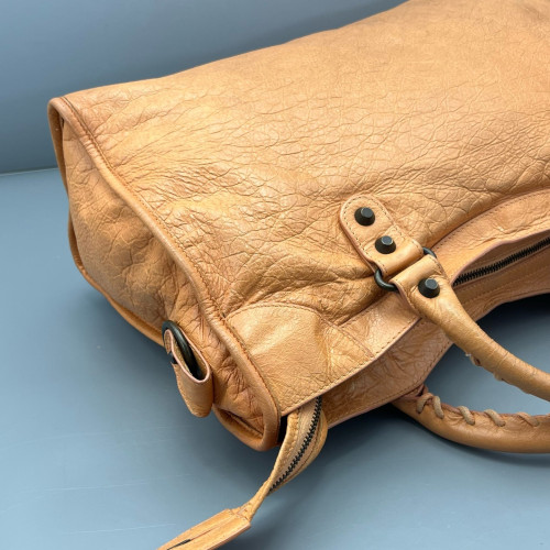 Balenciaga Medium City Arena Lambskin Orange