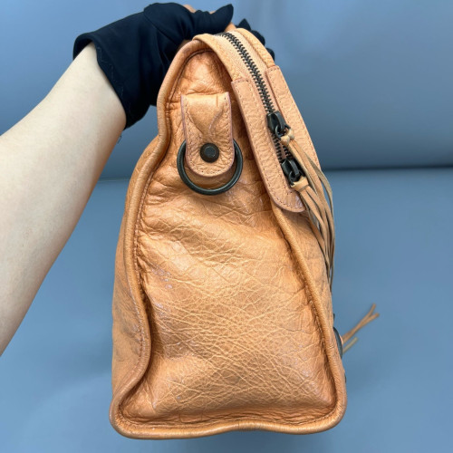 Balenciaga Medium City Arena Lambskin Orange