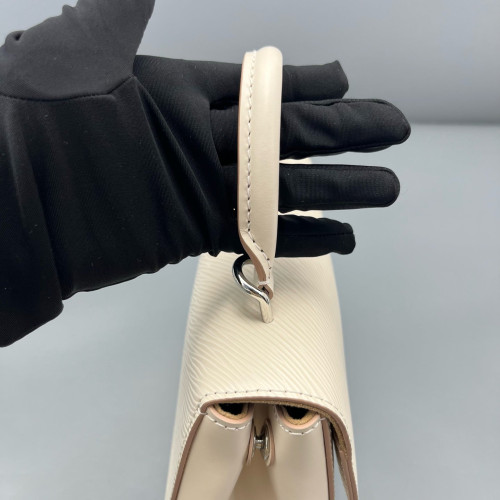 Louis Vuitton Cluny Mini Calfskin Epi White