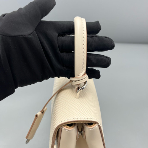 Louis Vuitton Cluny Mini Calfskin Epi White