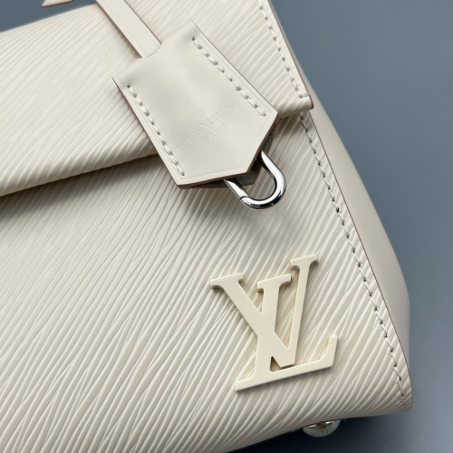 Louis Vuitton Cluny Mini Calfskin Epi White