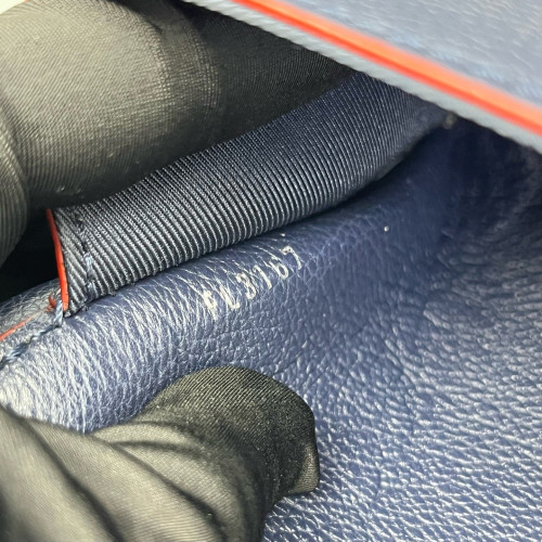 Louis Vuitton Lockme II Chain Bag BB Calfskin Blue