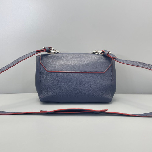 Louis Vuitton Lockme II Chain Bag BB Calfskin Blue