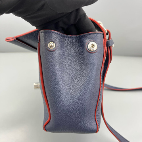 Louis Vuitton Lockme II Chain Bag BB Calfskin Blue