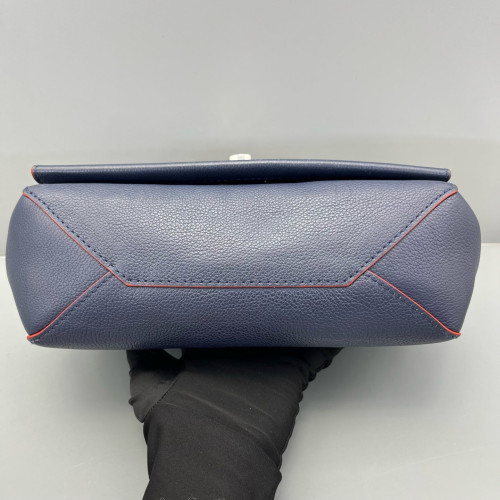 Louis Vuitton Lockme II Chain Bag BB Calfskin Blue
