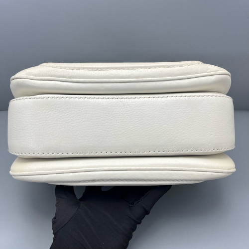 Gucci Bamboo Bamboo 1947 Medium Calfskin White