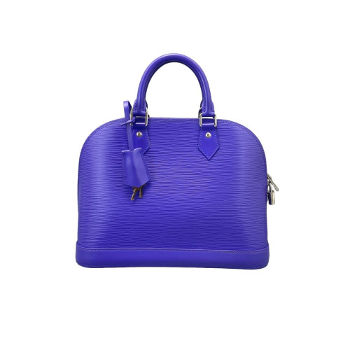 Louis Vuitton Alma MM Epi Purple Blue