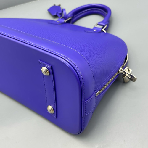 Louis Vuitton Alma MM Epi Purple Blue