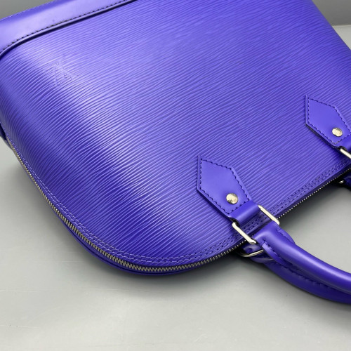 Louis Vuitton Alma MM Epi Purple Blue